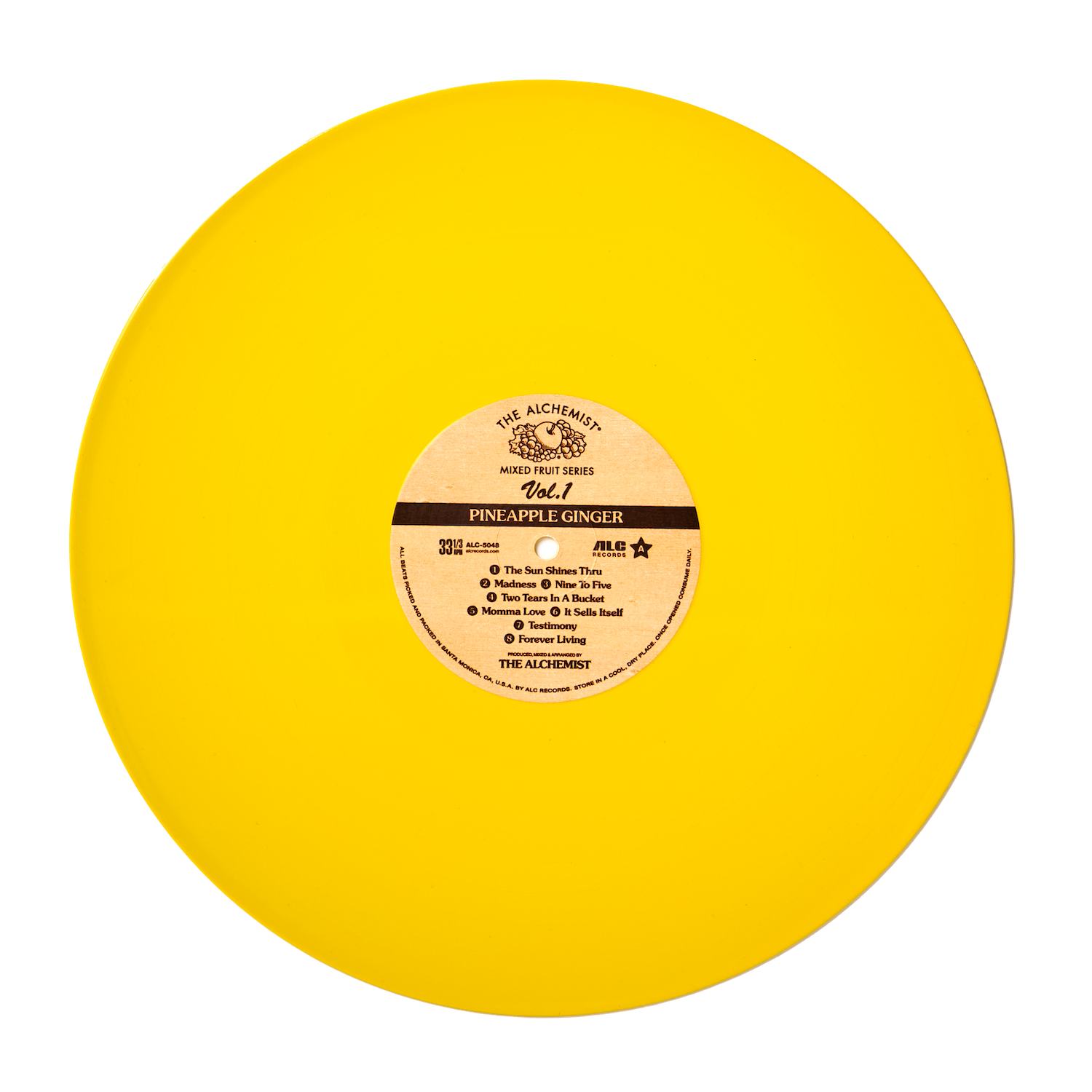 Mixed Fruit Vol. 1 - Pineapple Ginger (LP - Yellow Vinyl)