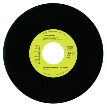 The Alchemist - Nothing Is Freestyle [7-Inch 45 RPM] – ALC Records