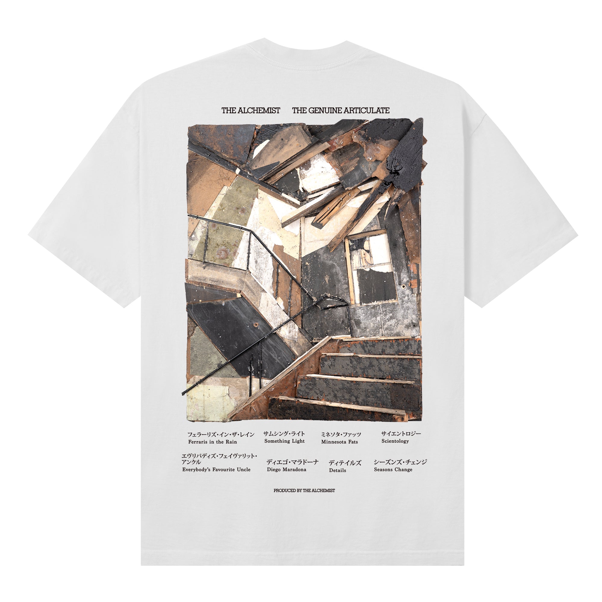 TGA LP COVER TEE WHITE