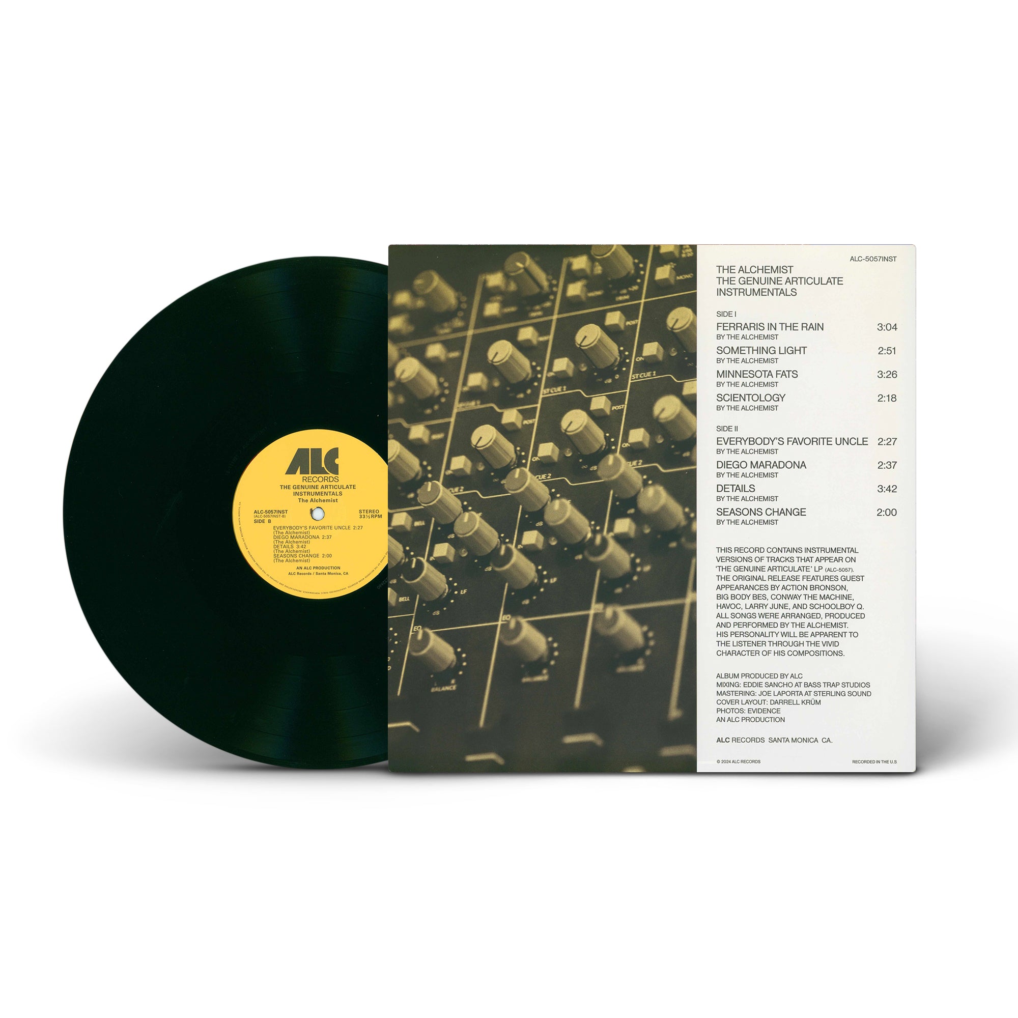 THE GENUINE ARTICULATE INSTRUMENTALS LP BLACK