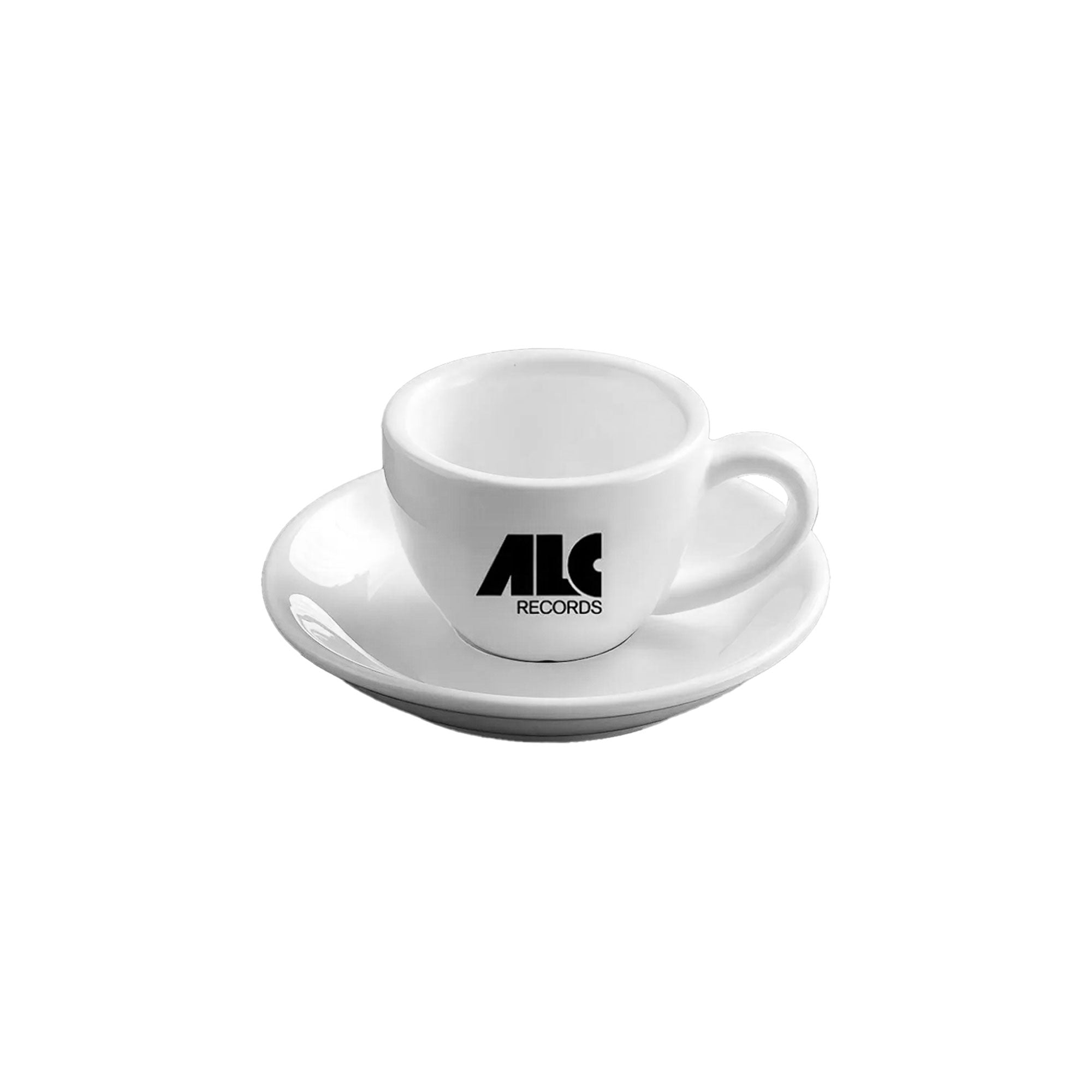 ALC NOUVEAU ESPRESSO CUP & SAUCER SET WHITE