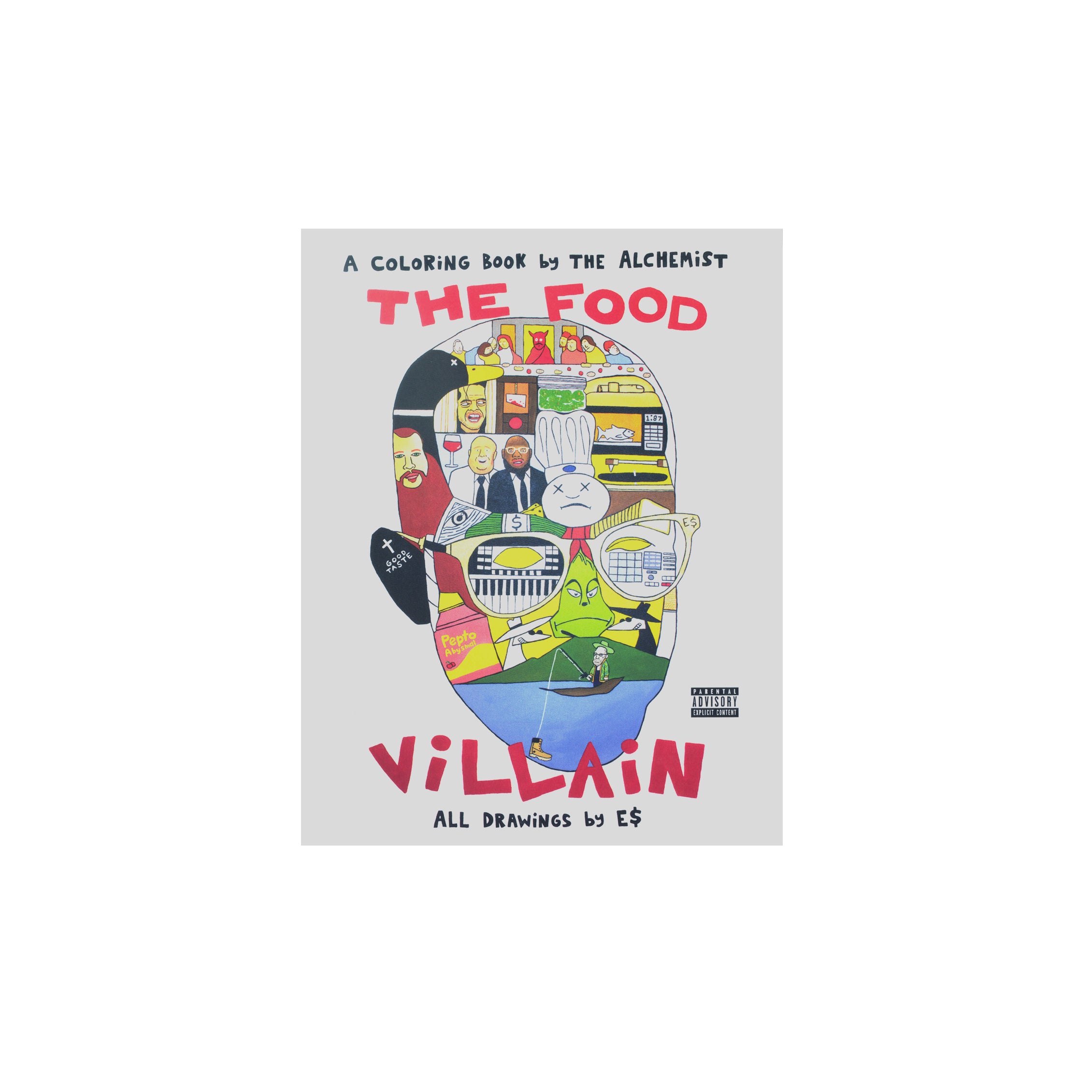 The Food Villain (Coloring Book - Paperback Edition)