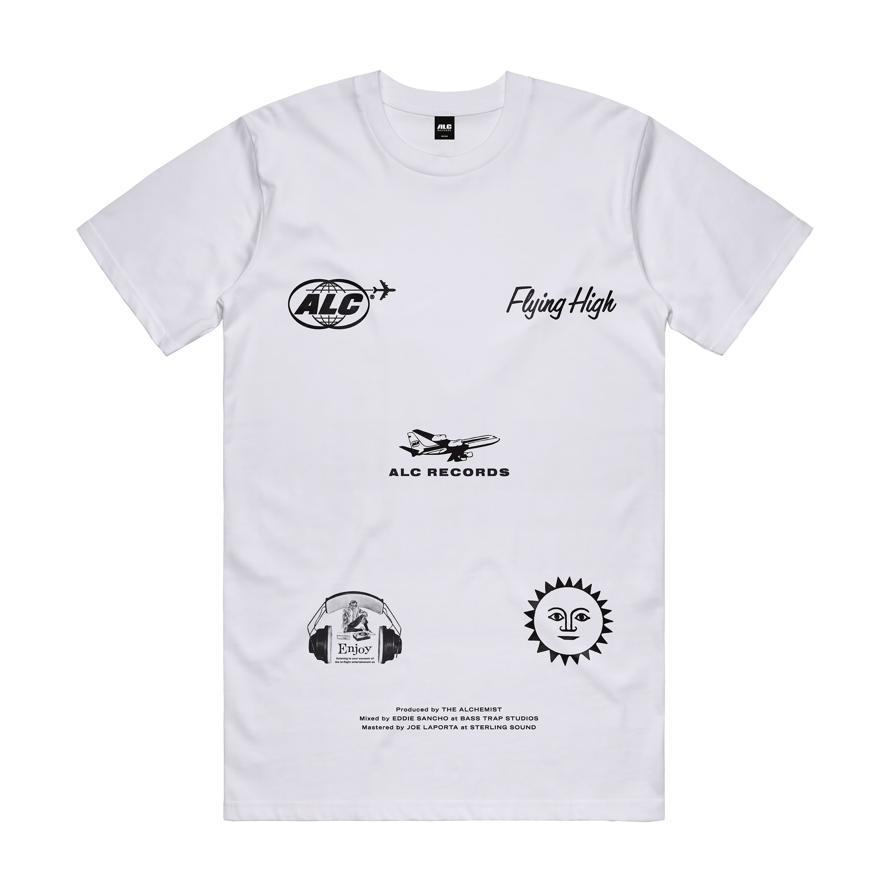 Flying High Logos (White T-Shirt)