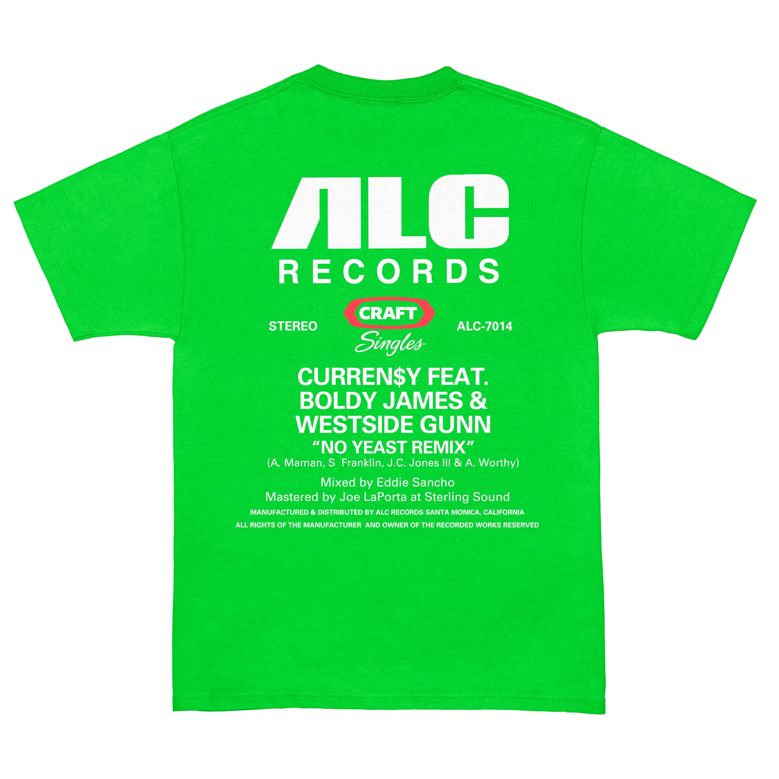 No Yeast Remix (Green T-Shirt)