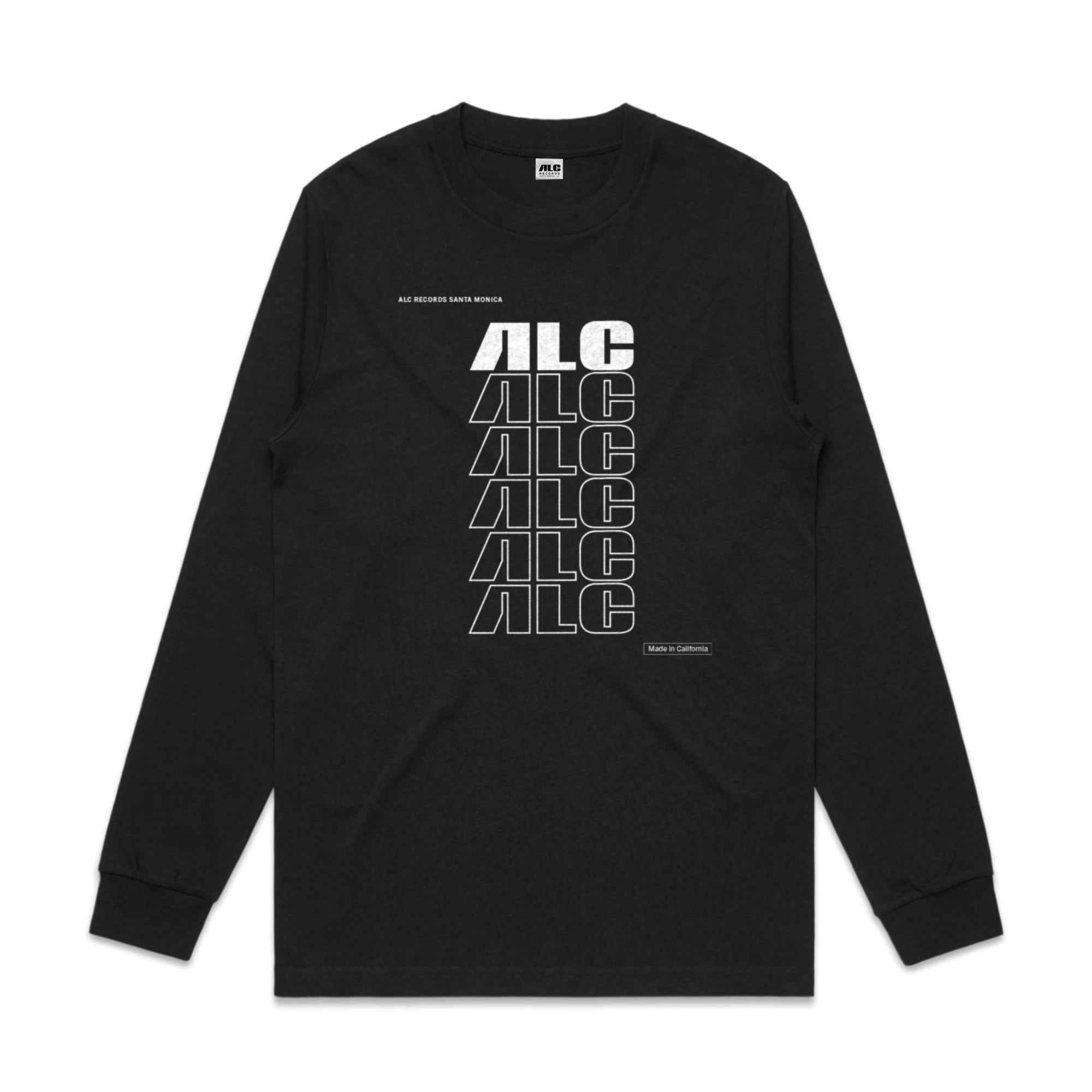 ALC Records "Made In California" (Longsleeve Black Shirt)