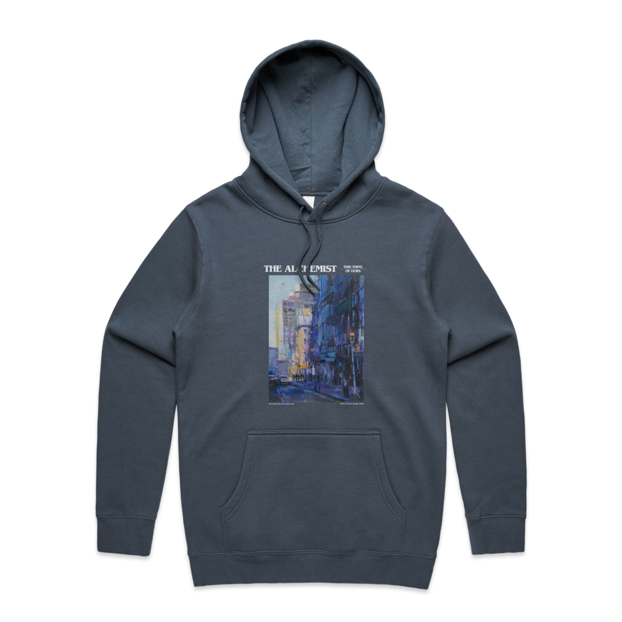 Warm And Cool (Blue Hoodie)